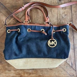 Michael Kors Denim Shoulder Bag